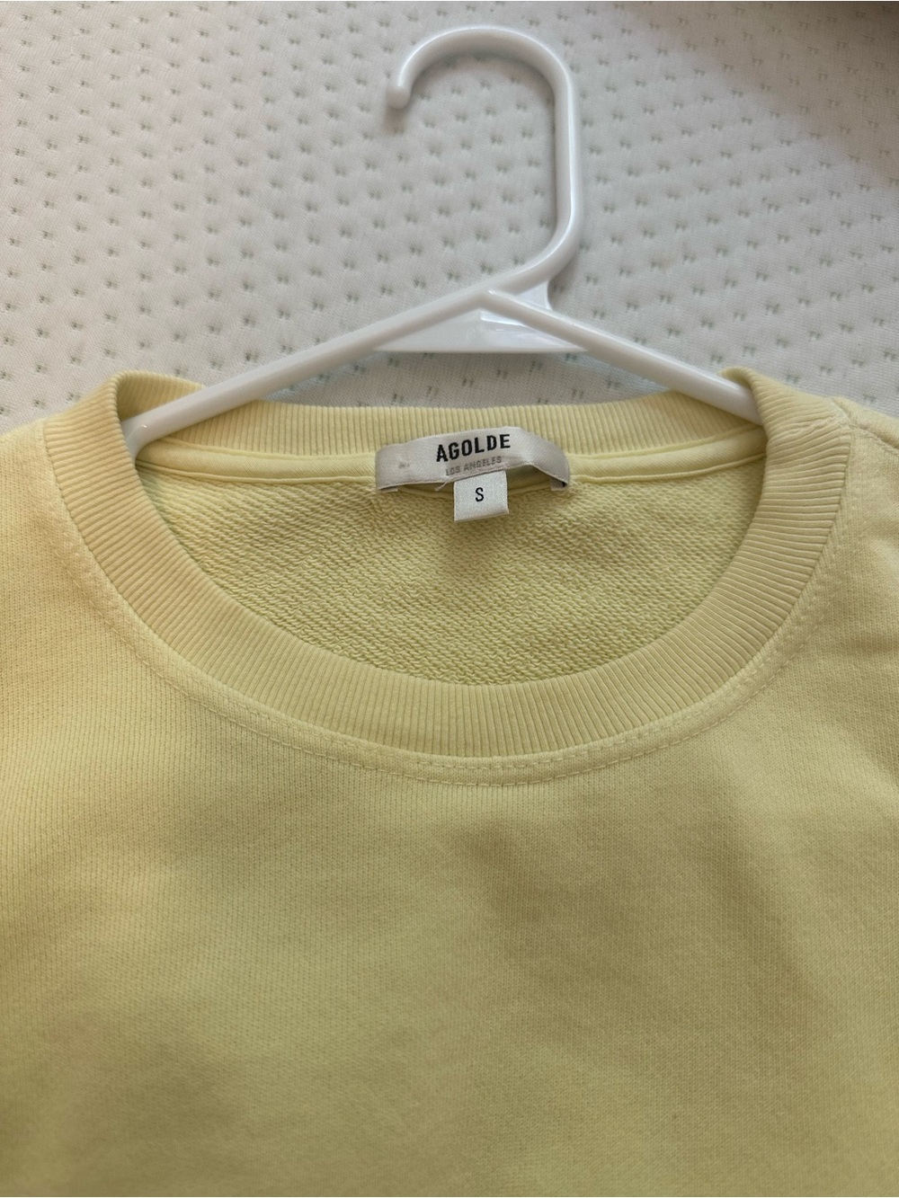 Agolde Yellow Crewneck Sweater - Picture 3 of 4